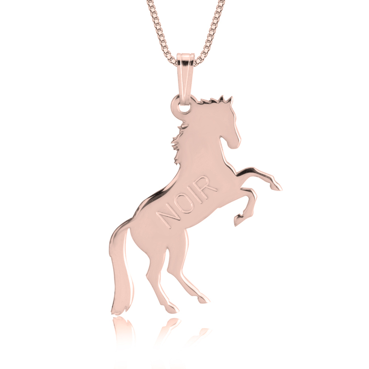 Personalized Horse Necklace