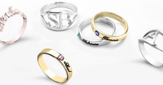 Personalized Rings - Banner