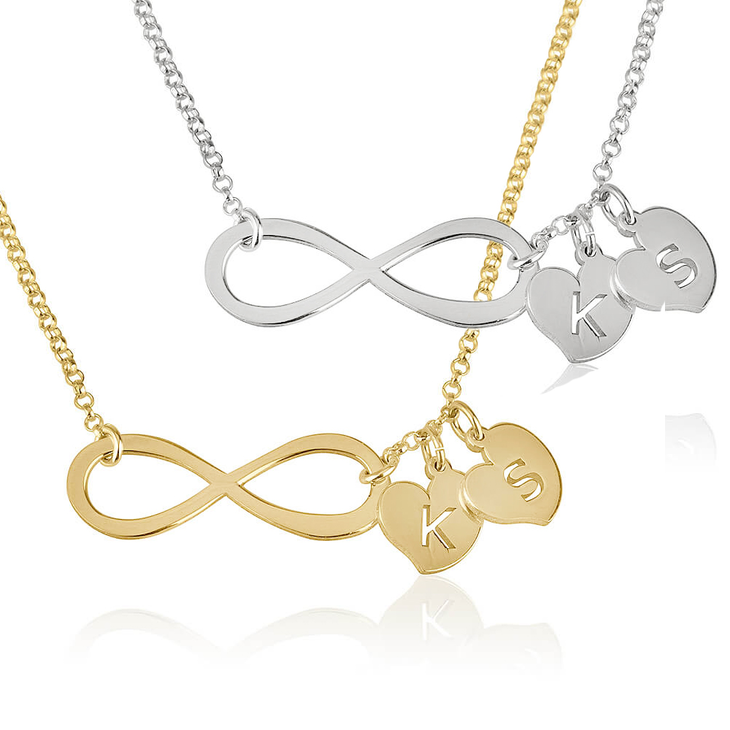 Infinity Necklace with Initials