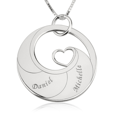 Mother Necklace With Engraved Names - Thumbnail 2